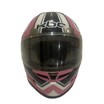 KBC Max Jam Design Womens Pink Motorcycle Helmet Size Extra Small 53-54 CM - £35.19 GBP