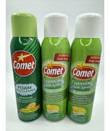 3 Comet Foam Bath Cleaner Spray Lemon Fresh 19 0z - $26.77