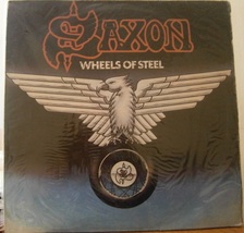 SAXON Wheels of Steel PROMO LP from ARGENTINA Heavy Metal - £19.67 GBP