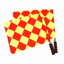 2 pcs Soccer Side Flags &amp; Football Equipment Referee Linesman Offside Flag - $12.85