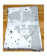 Honest Baby Clothing Organic Stroller Grey Blanket &amp; Cap Set Baby Shower... - $263.69 MXN