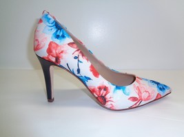 Antonio Melani Size 6 M MCBETH Floral White Blue Pumps Heels New Womens Shoes - £68.16 GBP