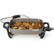 16 in Grey Ceramic Electric Skillet - £78.15 GBP