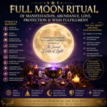 Full moon ritual for manifestation abundance wealth love protection luck success - $149.00