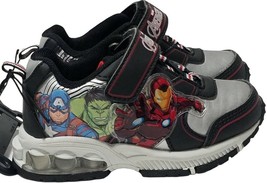 Marvel Avengers Light Up Toddler Boy Laceless Athletic Shoe Sneakers (Si... - £15.56 GBP