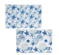 Set Of 4 Shore Living Fabric Placemats, 17x11-in. Style To Choose - $19.99