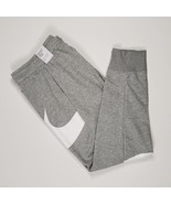 Nike Sportswear Swoosh Logo Mens Size L  Jogger Pants Black White DR8951... - £71.83 GBP