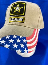 U. S. Army Ball Cap / Hat - Tan - One Size Fits All - $6.97