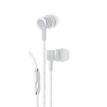 Bytech Wired Earbud Headphones, White, BYAUEB129WT - $11.39