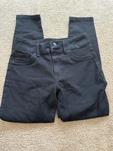 &quot;d. jeans&quot; BLACK DENIM PANTS Mid Rise Stretch SIZE 6 Slim Fit, 5-POCKET ... - £14.63 GBP