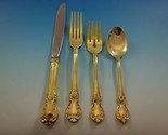 Old Master Gold by Towle Sterling Silver Flatware Set For 12 Service Ver... - $4,153.05