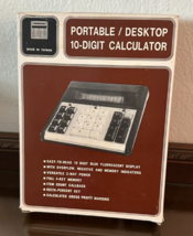 NOS Vintage Calculator Tilt Screen Aurora DC-10 Portable Desktop 10 Digi... - €27,55 EUR