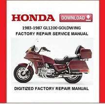HONDA GL1200 GOLDWING 1983-1987 Factory Service Repair Manual  - £15.95 GBP