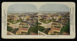 SAN JUAN, PUERTO RICO / PORTO RICO 1906 STEREOSCOPE / STEREOSCOPIC CARD ... - £14.69 GBP