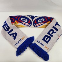Team BC British Columbia Soccer Scarf First Nations Salmon Fish Design Ruffneck - £19.25 GBP