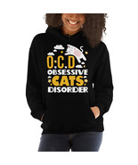 o.c.d obsessive cats disorder fun hoodie - $39.99