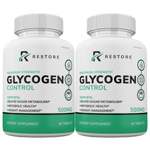 Restore Glycogen Control Blood Capsules, Blood Sugar Control Pills (2 Pack) - £46.91 GBP