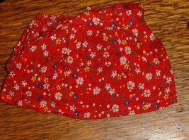 Clothes Vintage cotton country print skirt for large fashion or small ba... - $6.99