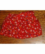 Clothes Vintage cotton country print skirt for large fashion or small ba... - $6.99