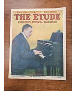 The Etude Presser&#39;s Musical Magazine October 1919 Rachmaninoff Antique - $27.52 CAD