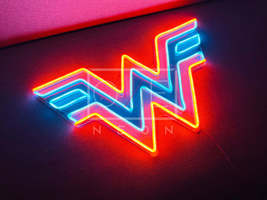 Wonder Woman Logo | LED Neon Sign, Neon Sign Custom, Home Decor, Gift Ne... - $40.00+