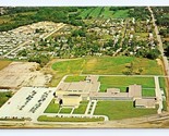United Township High School South Aerial Moline IL UNP Chrome Postcard O6 - $2.92