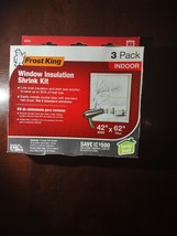Frost King Window Insulation Shrink Kit 42&quot; X 62&quot; - £14.70 GBP