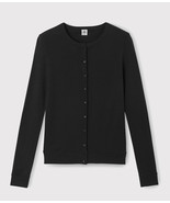  	 Petit Bateau Women's Iconic Black Cardigan Style 53410 Sizes XXS-L  - £51.95 GBP