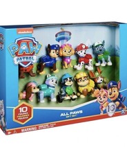 PAW PATROL 10th Anniversary Toy Figures Gift Pack with 10 Action Figures - £34.66 GBP