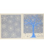 Wet-It! Swedish Treasures Dishcloth &amp; Cleaning Cloth - Set of 2- Winter ... - $20.51 CAD