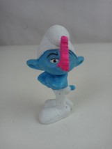 2011 McDonald&#39;s Happy Meal Toy Grouchy Smurf butterfly 3&quot; Figure  - £4.56 GBP