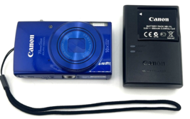 Canon Powershot Elph 190 Digital Camera BLUE 20MP 10x Zoom HD WiFi NFC Near Mint - £277.27 GBP