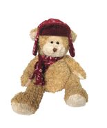 Ty Classic Hudson Brown Teddy Bear Red Hat Scarf Plush Stuffed Animal 20... - $394.08 MXN