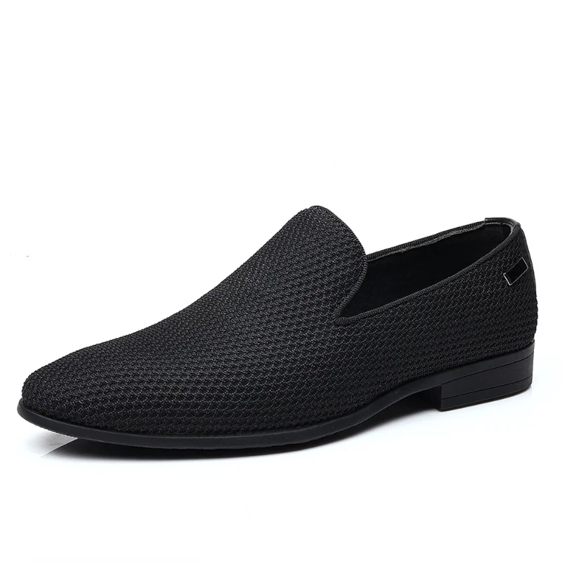 Breathable Casual Mesh Flats Shoes Mens Loafers Fashion Men Slip on Casu... - £36.50 GBP