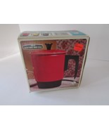 Vintage Nevco Enameled Aluminum 4 cup Electric Hot Pot Red New in Box 362T - £15.44 GBP