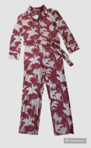 Zara Embroidered Premium Belted Floral Long Sleeve Pajama Jumpsuit Women... - £58.92 GBP