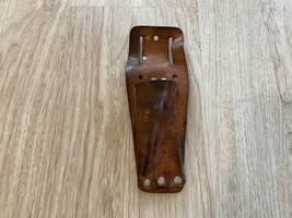 Vintage AWP Leather Pistol Holster Belt Holder Brown - $431.59 MXN