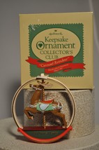 Hallmark - Carousel Reindeer - 1987 - Charter Member Collector Club Ornament - £10.09 GBP