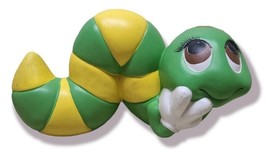 Vintage Ceramic Caterpillar Worm - 12x6x7&quot; - $730.24 MXN