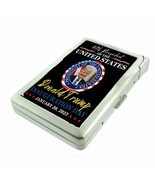 President Trump Inauguration Cigarette Case with Built in Lighter Metal ... - $19.75