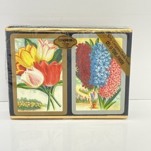 Vintage Congress Playing Cards Flower Tulip and Hyacinth Cel-u-tone-finish New - £15.56 GBP