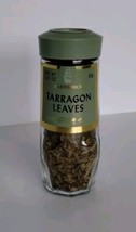 Vintage Schilling Spice Tarragon Leaves Glass Jar Green Lid .37 oz - Expired - $13.85