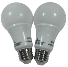 Lot of 2 Globe LED Light Bulb Non-Dimmable A19 800 Lumens 3000K 9.5W - £6.32 GBP