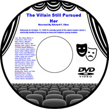 The Villain Still Pursued Her 1940 DVD Movie Comedy Hugh Herbert Anita Louise - £4.05 GBP