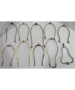 10 Vintage Metal Harps (no Finials) Lamp Parts for Restoration Repair Re... - $18.81