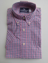   American Living  Small  Casual Shirt  Cotton  S/S Button Front Pink  $... - £11.25 GBP