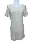 Caroline Taylor Cable Knit Sweater Dress Size Small Neutral Clean Girl B... - $324.69 MXN