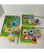 Lot of 3 Imaginetics Sesame Street Mealtime Park Seasons Magnetic Book L... - £21.07 GBP