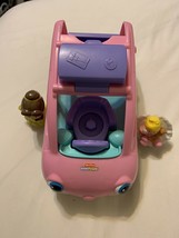 2009 Fisher Price Little People SUV Pink Melody SUV Van 9&quot; - $18.56
