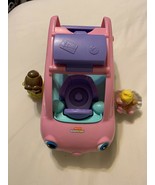 2009 Fisher Price Little People SUV Pink Melody SUV Van 9&quot; - $25.44 CAD
